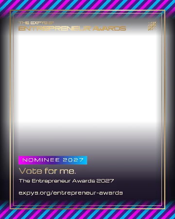 The Entrepreneur Awards Vote for me, or vote for us frame